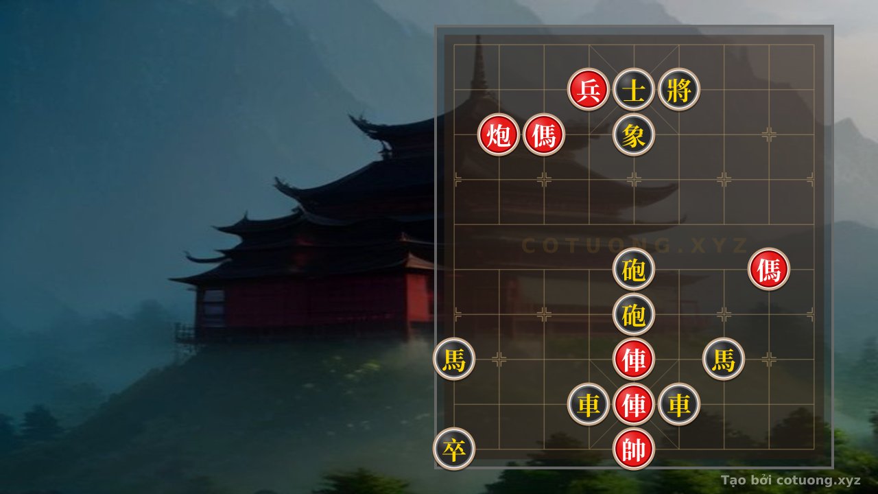Thế cờ: Xiangqi Challenge: Can You Solve This 'Double Rook Cannon Horse' Classic? (AI Reveals the Answer) — Cờ Tướng Online