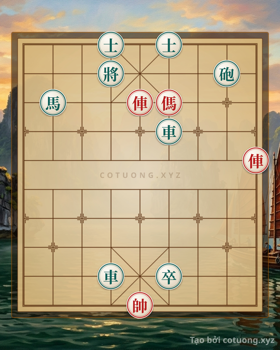 Challenge: The 'Empty Cannon' Red Formation: A Tactical Chess Image - Can you solve it?