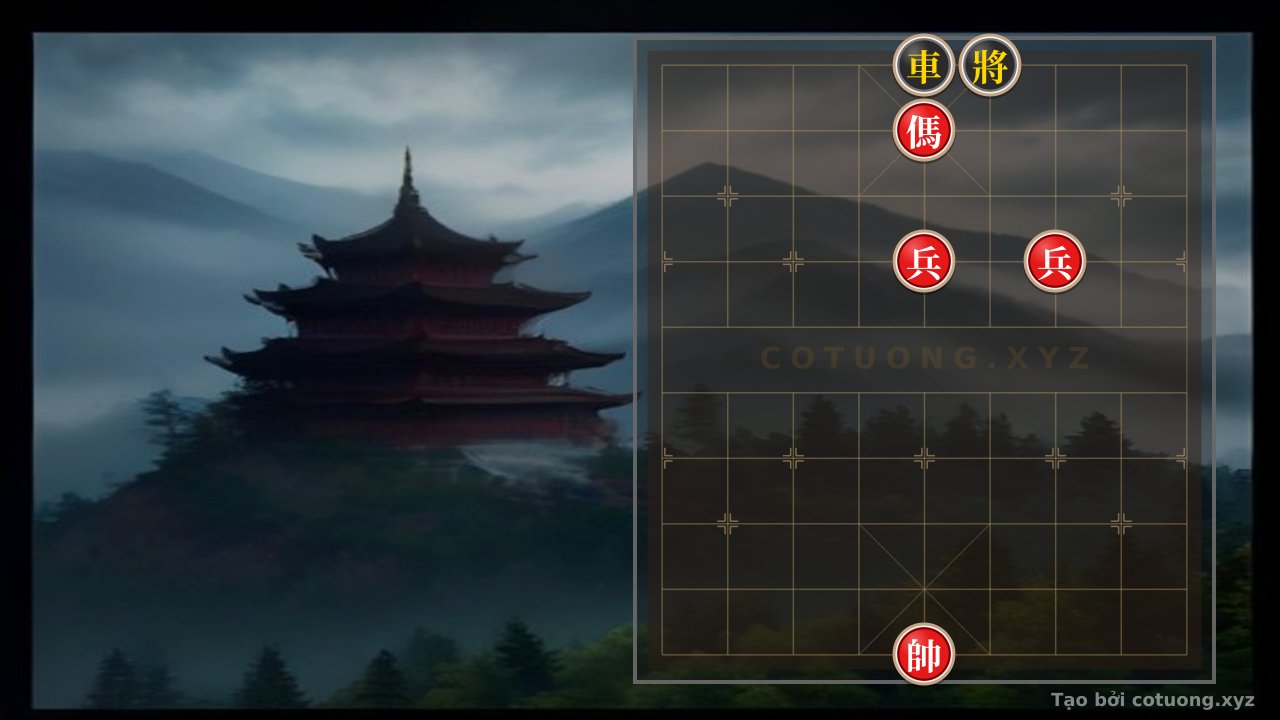 Thế cờ: Playing against AI: The 'Black Rook on File 5' Strategy - The Red General's Tactics — Cờ Tướng Online