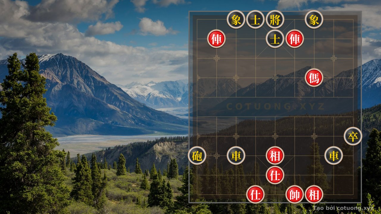 Thế cờ: Red General Chess: Strategic Checkmate from This Board — Cờ Tướng Online