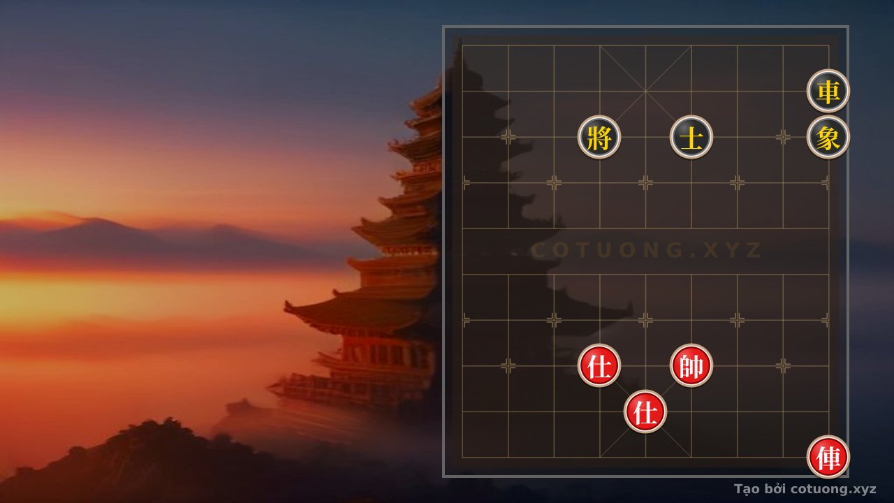 Thế cờ: Red Chariot God: Unexpected Counterattack Tactics on the Chessboard — Cờ Tướng Online
