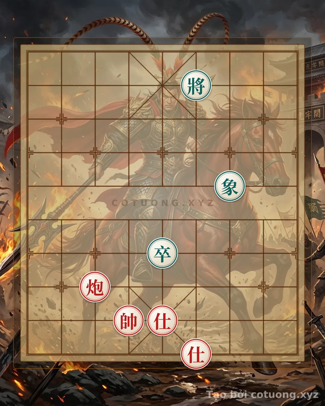 Thế cờ: Red Cannon on File 7 Roars: 