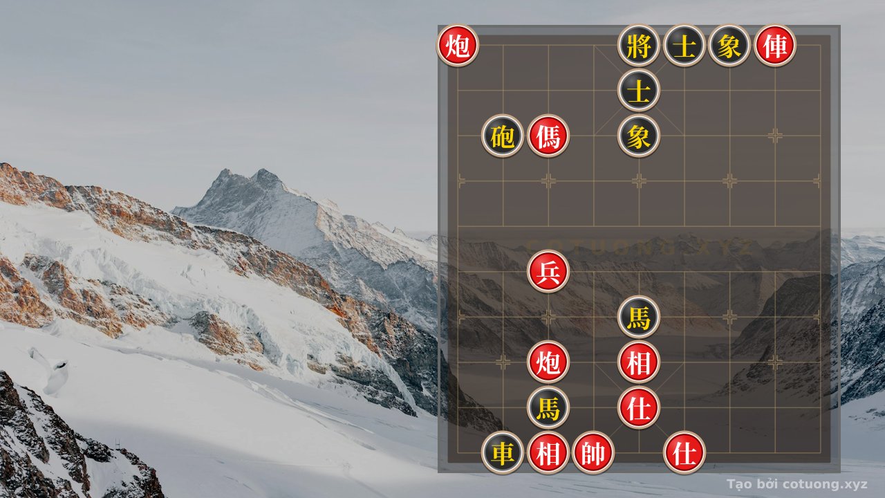 Thế cờ: Red Cannon Trap on File 9: Brutal Sacrifice Tactics in Xiangqi — Cờ Tướng Online