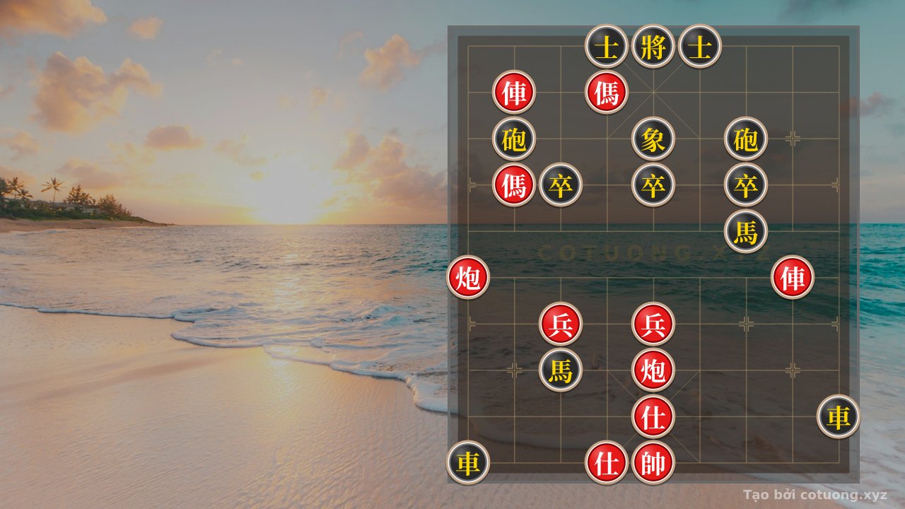 Thế cờ: Defensive Counterattack: Survival Tactics on the Xiangqi Board — Cờ Tướng Online