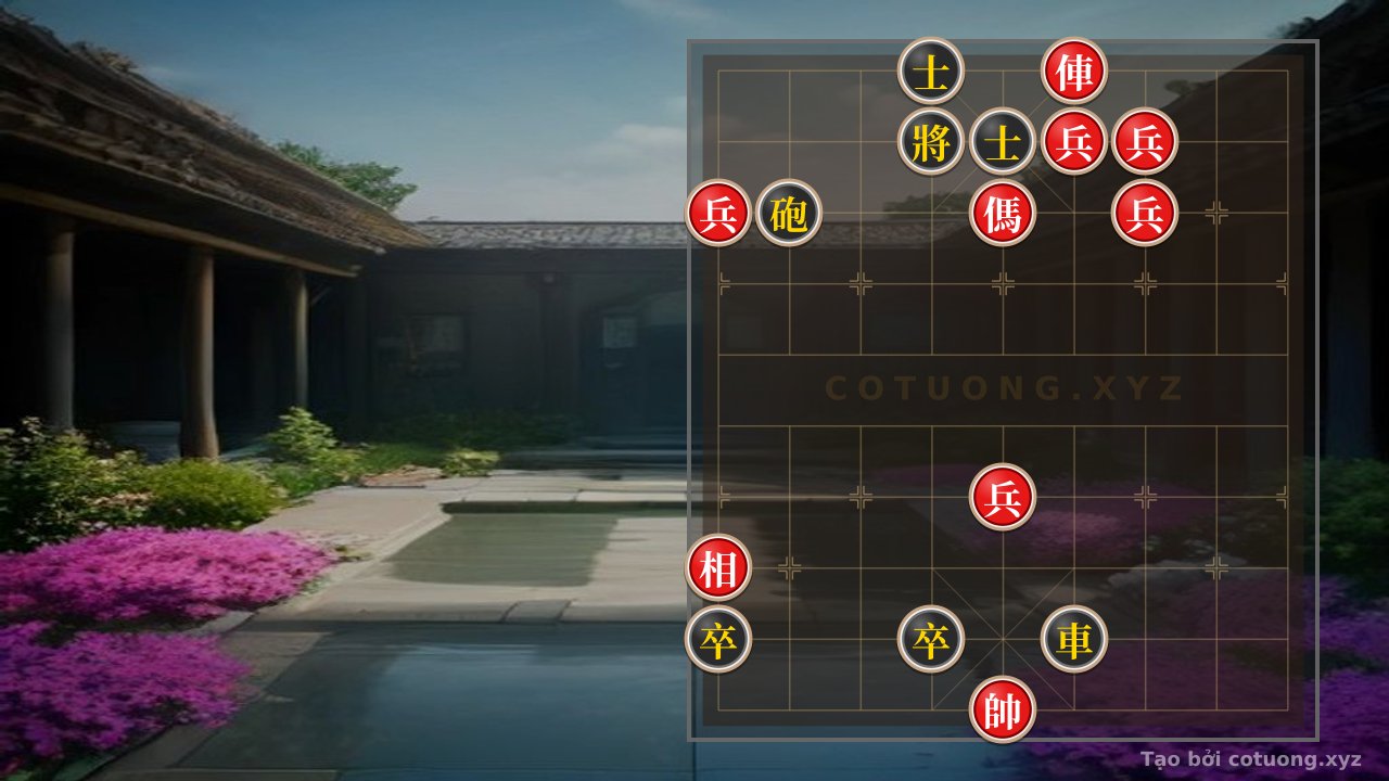 Thế cờ: The Classic Counter-Current Trick: How the Red Rook-Horse 5-Piece Forces Defeat the Black Rook-Cannon 2-Piece in Endgame Mastery — Cờ Tướng Online