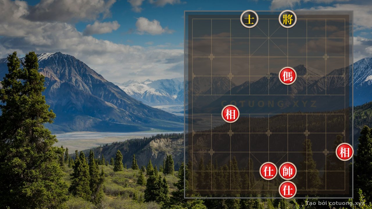 Thế cờ: Quick Checkmate with the Horse's Mirror Strategy - Vietnamese Chess Level 1/10 — Cờ Tướng Online