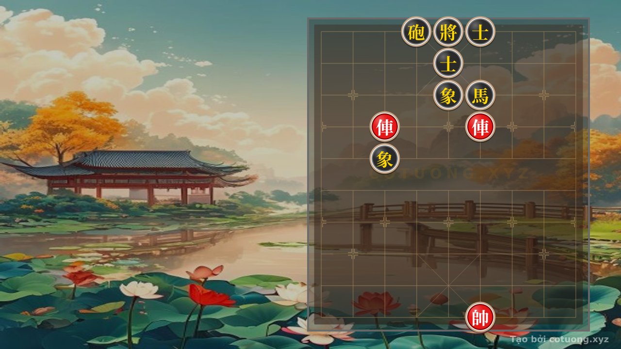 Thế cờ: Black Cannon on File 4: Red Chariot's Surprise Checkmate Strategy — Cờ Tướng Online