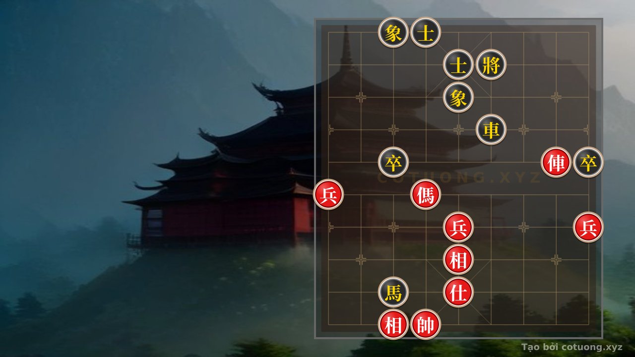 Thế cờ: Xiangqi: Strategy to Exploit the Black Rook Weakness at File 6 Rank 7 — Cờ Tướng Online