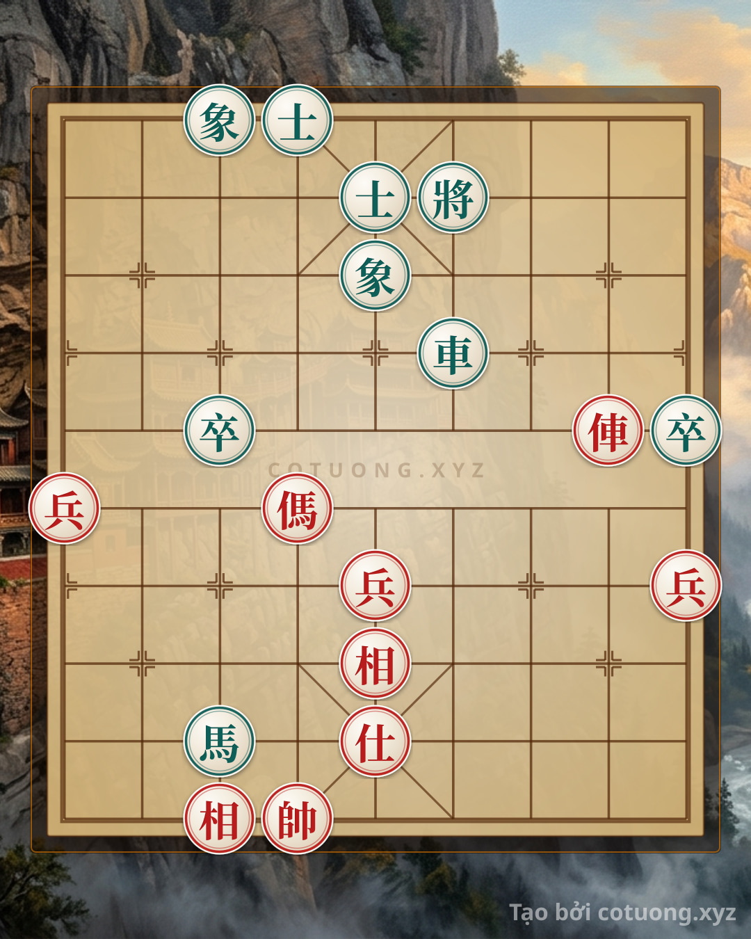 Challenge: Xiangqi: Strategy to Exploit the Black Rook Weakness at File 6 Rank 7 - Can you solve it?