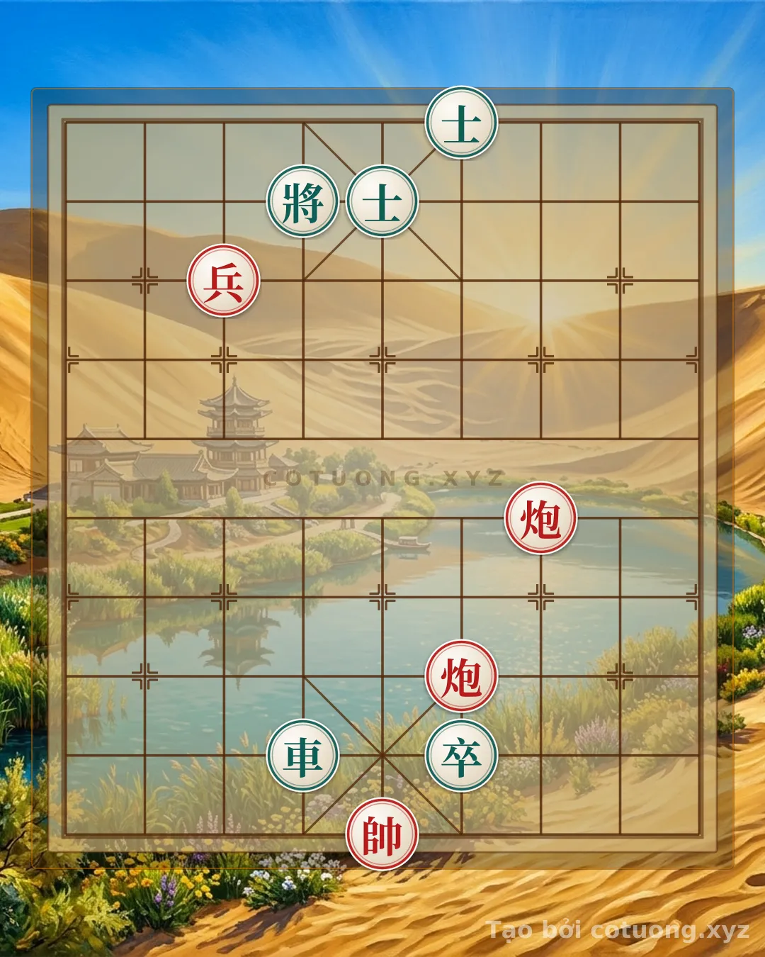 Challenge: Xiangqi: Tactical Checkmate with Red Cannon and Black Chariot - Speed Optimization Guide - Can you solve it?