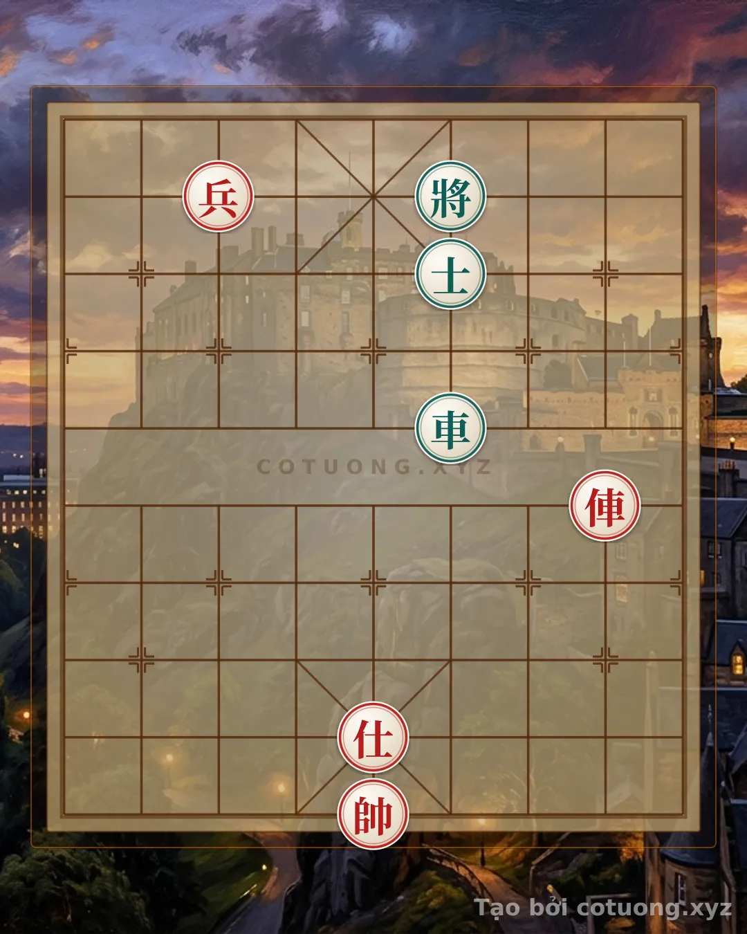 Challenge: Red Pawn on 7th File, 9th Rank: Strategy to Defeat the Black General in 6 Moves - Can you solve it?