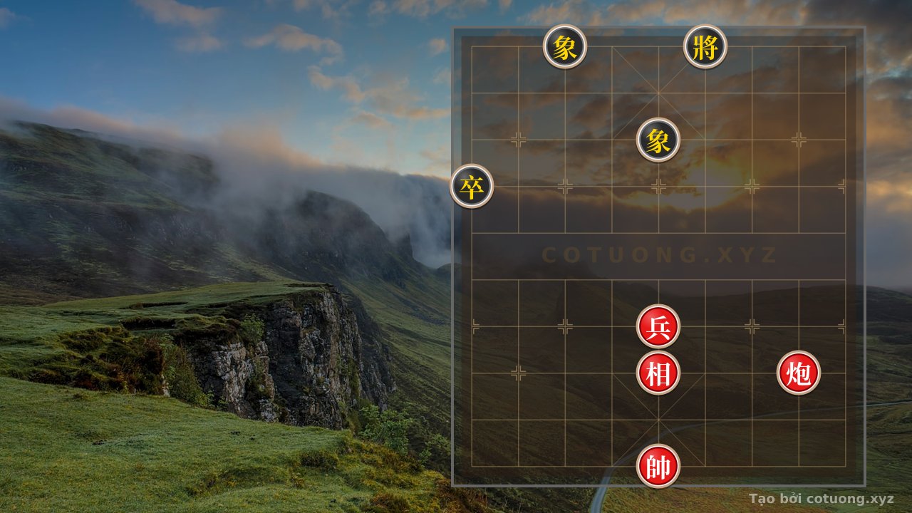 Thế cờ: Xiangqi: Unexpected Counterattack from the Black Rook at File 1 Rank 7 — Cờ Tướng Online