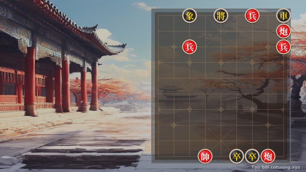 Thế cờ: The 'Black Chariot on the 9th File' Formation - Red General's Invitation — Cờ Tướng Online