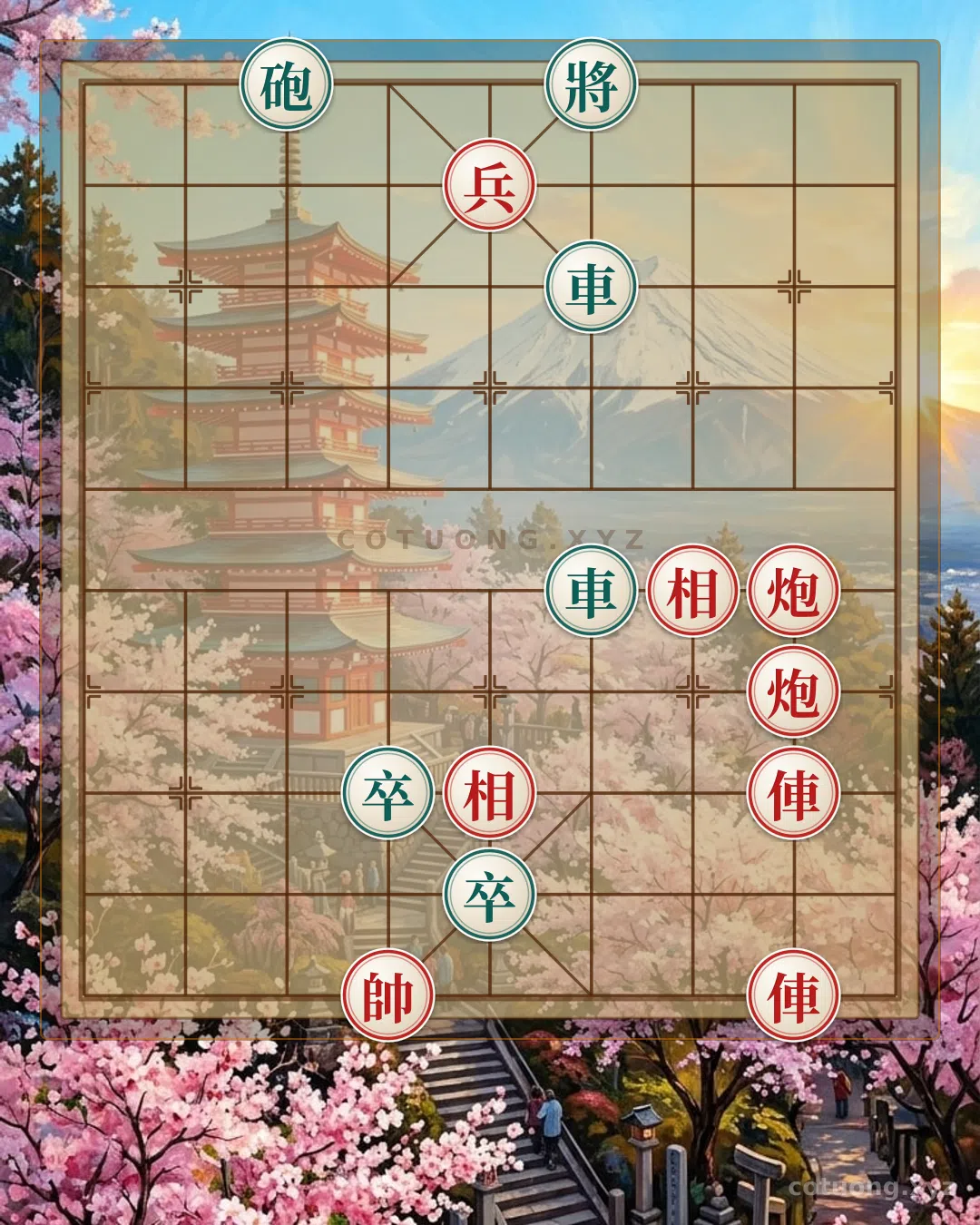 Thế cờ: Black's Defensive Trick: Neutralizing the Empty Cannon and Rook Thrust in Xiangqi — Cờ Tướng Online