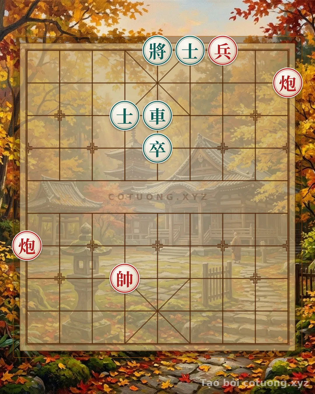Thế cờ: The Hidden Art of Xiangqi: When Two Cannons and a Pawn Defeat the Rook and Two Advisors - The Ultimate Checkmate Masterpiece — Cờ Tướng Online