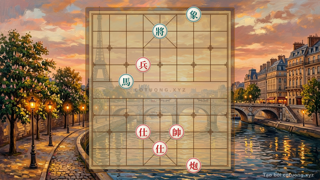 Thế cờ: Red Cannon's Secret Gambit: Forcing Black to Surrender in Just 3 Moves — Cờ Tướng Online