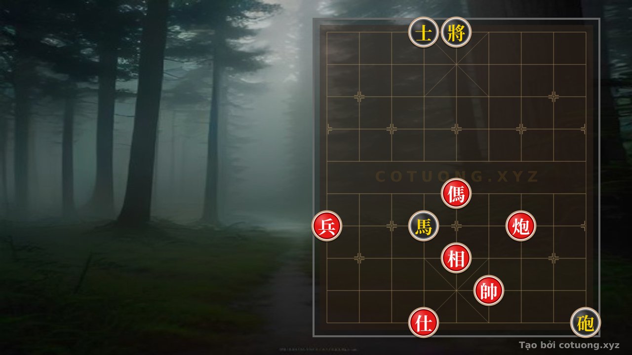 Thế cờ: Xiangqi Strategy: Defense Against the Black Advisor at File 4 Rank 10 — Cờ Tướng Online