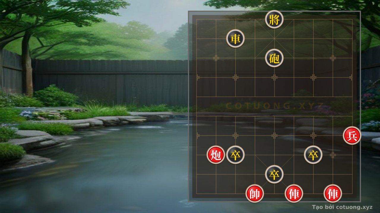 Thế cờ: Red Pawn on the 4th File: 