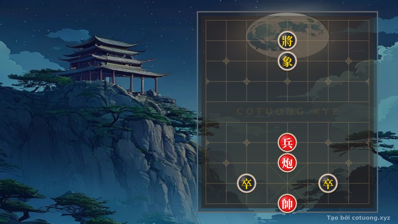 Thế cờ: Red Cannon 'Hits' Black General: Masterful Counterattack Strategy in Xiangqi — Cờ Tướng Online