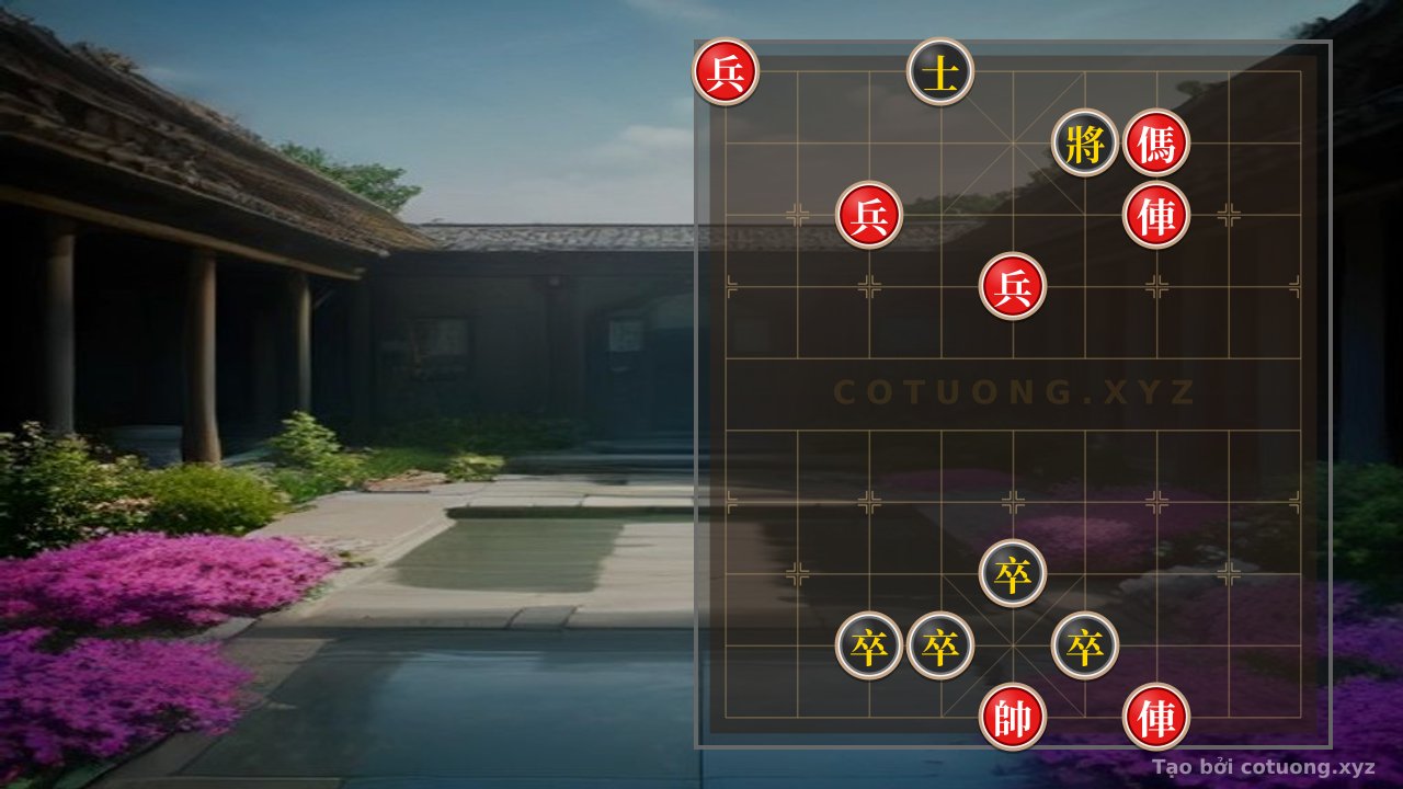 Thế cờ: Red Chariot Rook 3 Tấn 10 - Brutal Tactical Trap — Cờ Tướng Online