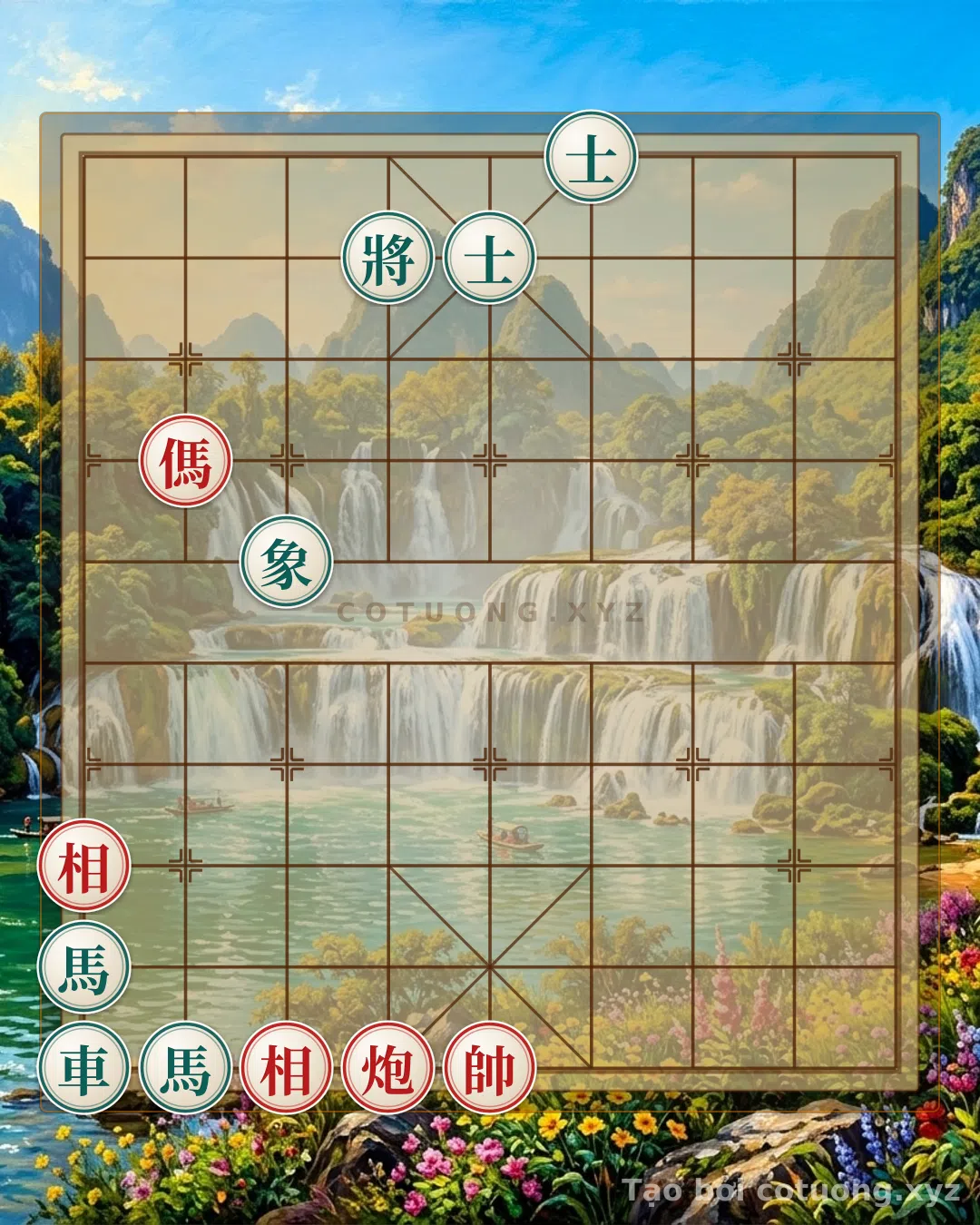 Thử Thách: Pháo Mã Hai Tượng Vô Song: Khi Nghệ Thuật Khắc Chế Xe Song Mã Trong Cờ Tướng Cổ Đại - Bạn có thể giải được?