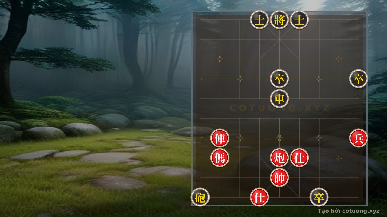 Thế cờ: Xiangqi Mastery: The Coordinated Rook-Cannon-Horse-Chariot vs. Rook-Cannon 3 Chariots - When the Move Decides the Battle's Fate — Cờ Tướng Online