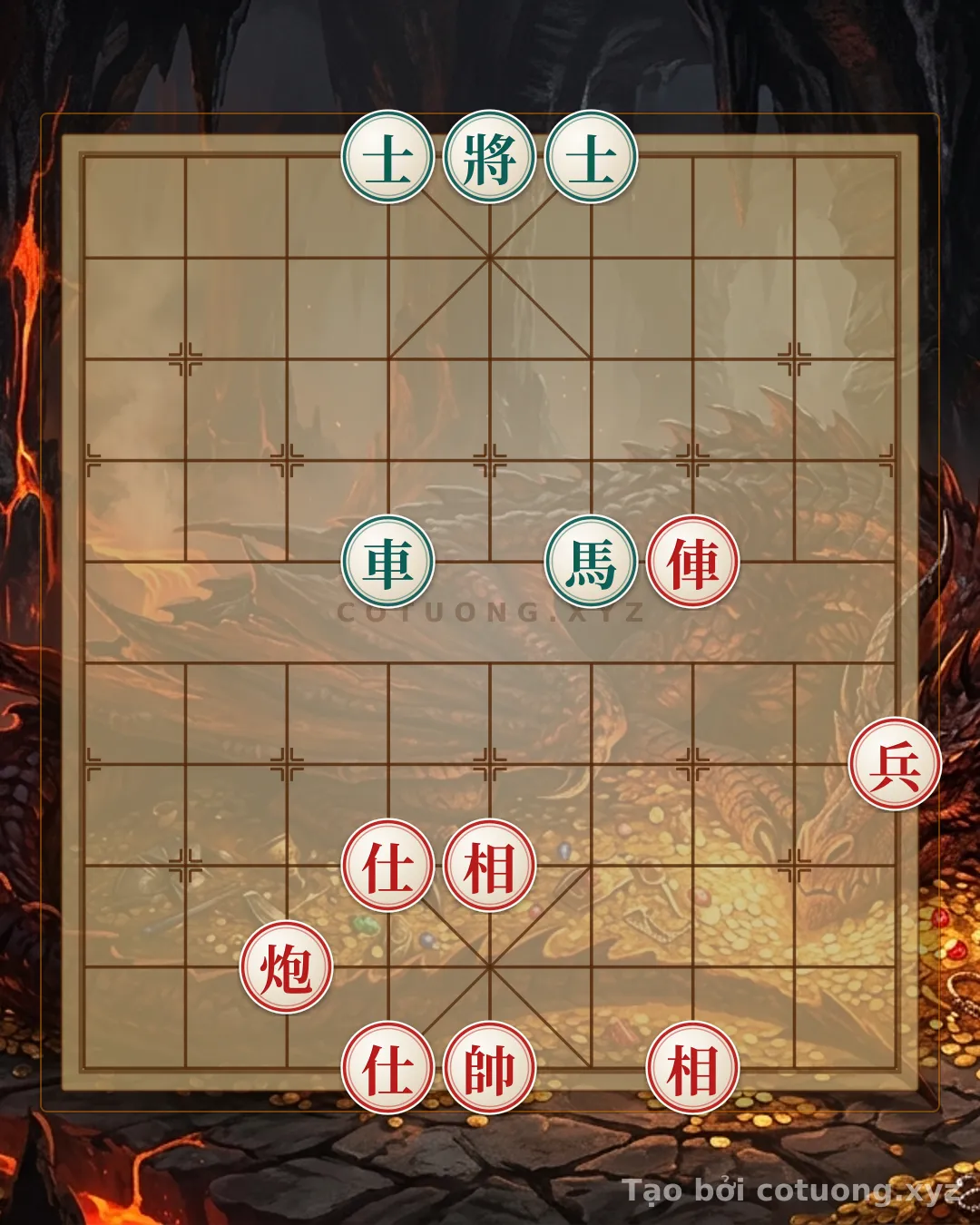 Challenge: Death Trap on the Board: Red's Chariot, Cannon, and Pawn Conspire to Checkmate the Black General in One Move - The Grandmaster's Secret Technique - Can you solve it?
