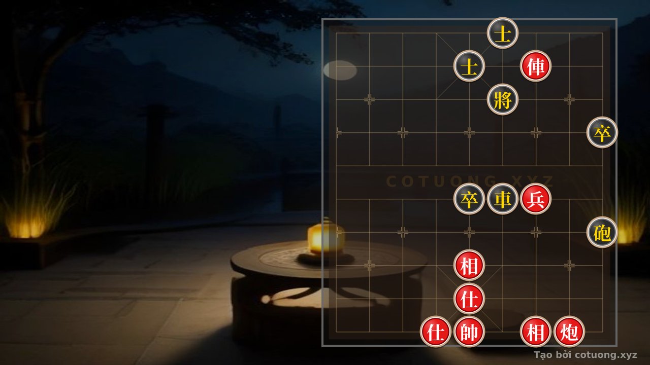 Thế cờ: Master Xiangqi Secrets: The Red Chariot Cannon Soldier Crushes the Black Chariot Cannon in One Move! — Cờ Tướng Online