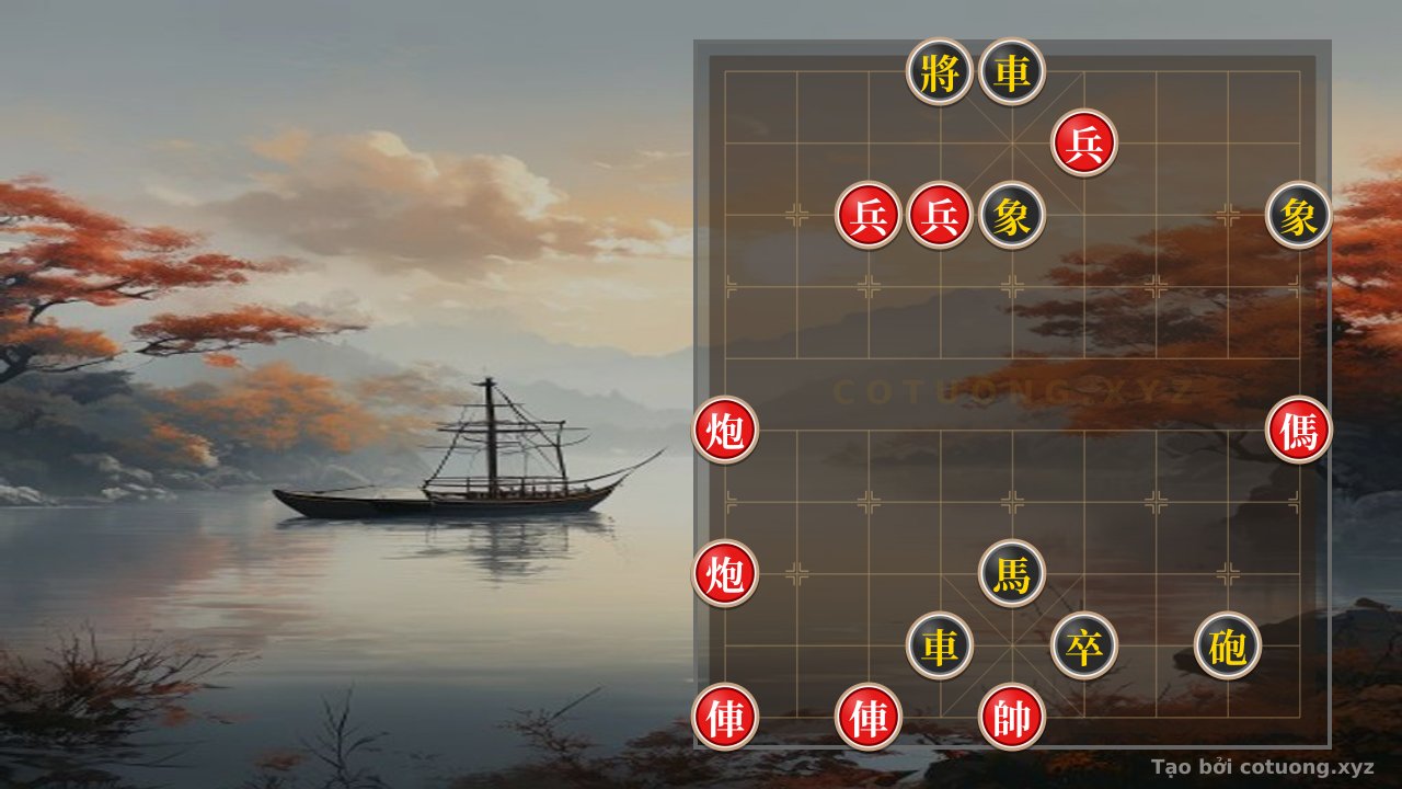 Thế cờ: Red General's Chess: Mastering the 'Double Horse' Opening Strategy — Cờ Tướng Online
