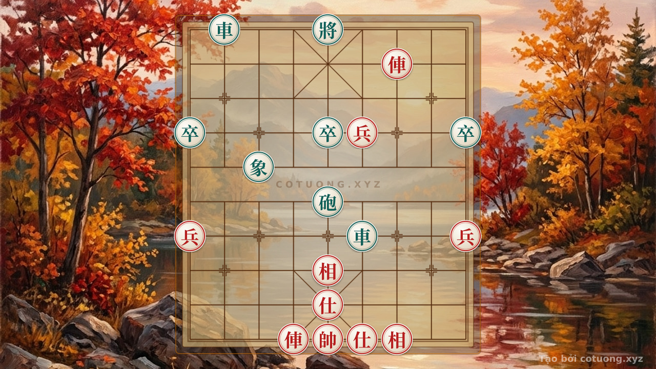 Thế cờ: Xiangqi 360: Red's Rook Lateral Attack Strategy on the 9th File — Cờ Tướng Online
