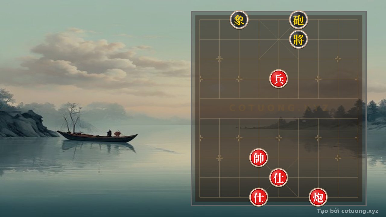 Thế cờ: Empty Cannon Reveals Vitality: Strategic Chess Wisdom in the Xiangqi Era — Cờ Tướng Online