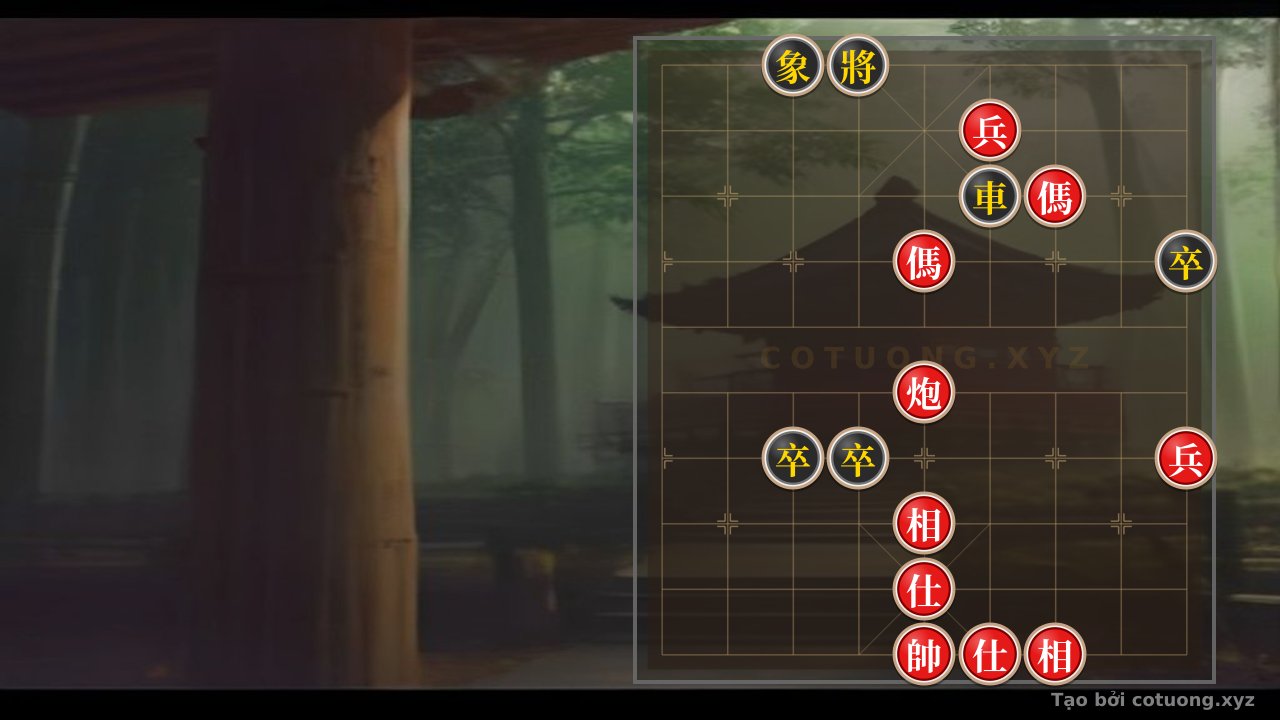 Thế cờ: Red's Attacking Strategy: Pinning the Opponent and Ending the Game — Cờ Tướng Online