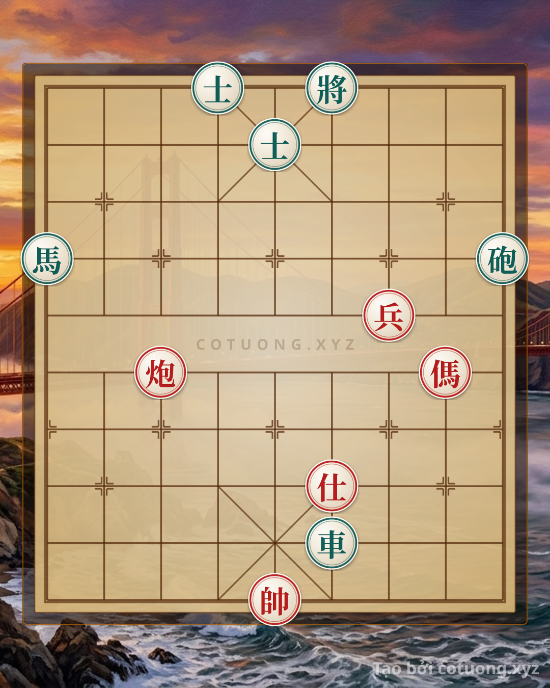 Thế cờ: Black General's Checkmate: The Red Army's Fall — Cờ Tướng Online