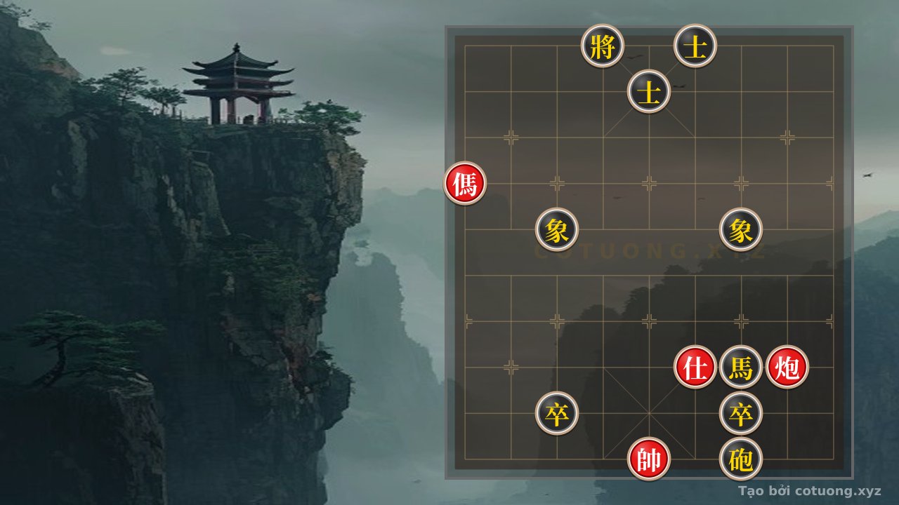 Thế cờ: Harmony of Tension: The Red Side Enters Desperation — Cờ Tướng Online
