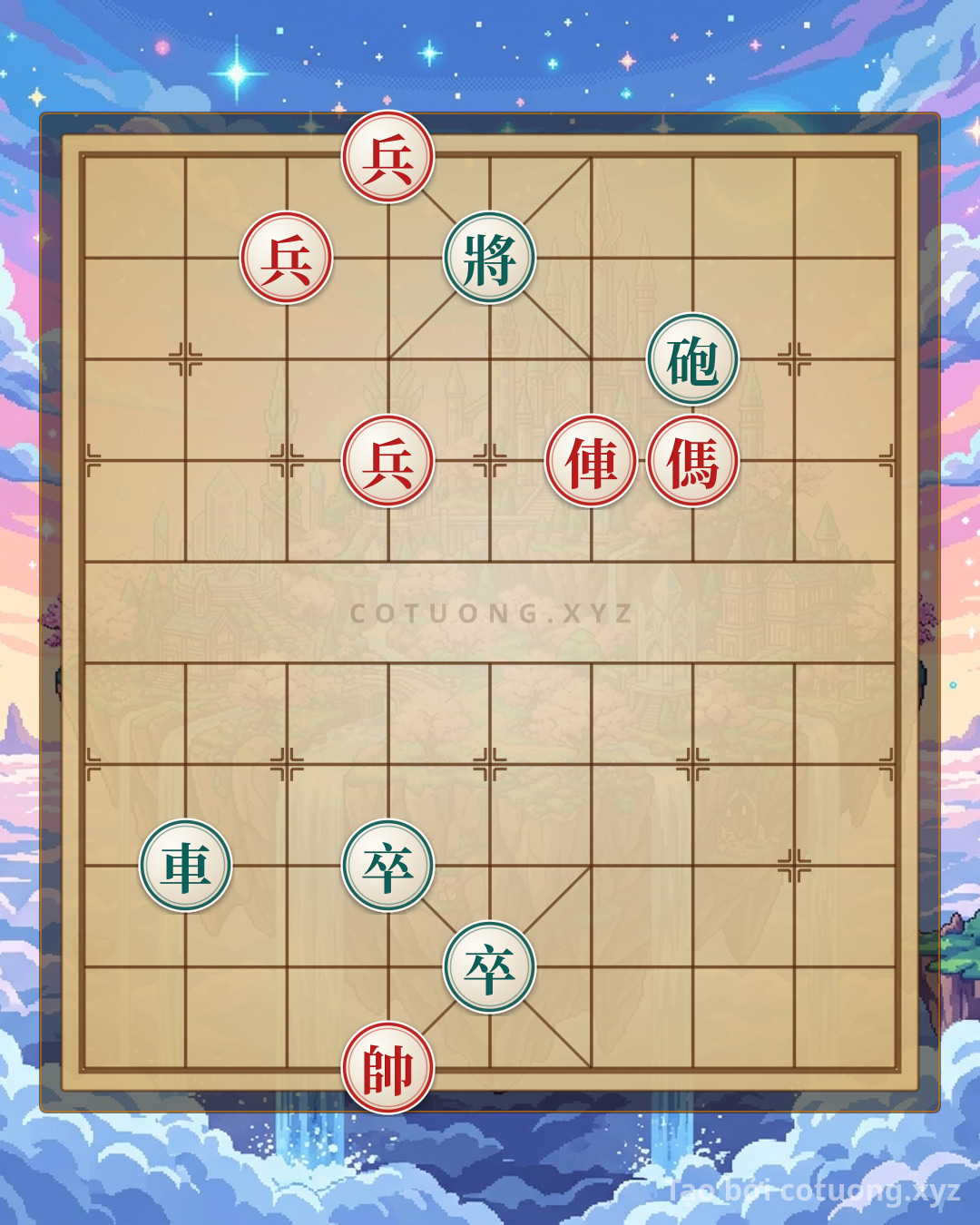 Challenge: Secret Tactics to Defeat the Black Cannon in the Red Chariot - Red Horse Formation - Can you solve it?