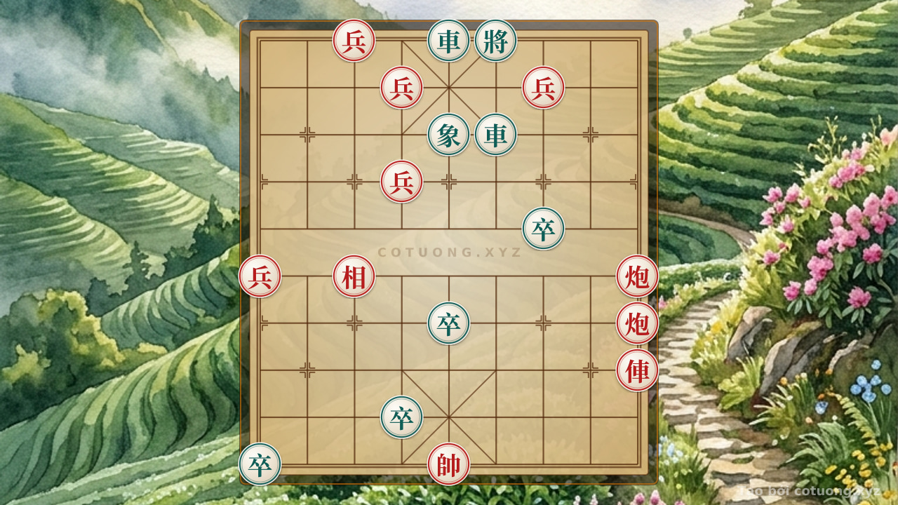 Thế cờ: The 'Black Rook on the 5th File' Position - A Decisive Tactics in a 1/10 Level Match — Cờ Tướng Online