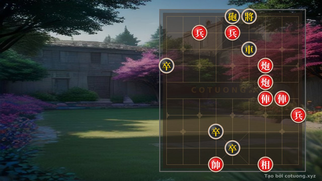 Thế cờ: Xiangqi: Battle of Red Cannon and Black Chariot - Critical Position 1/10 — Cờ Tướng Online