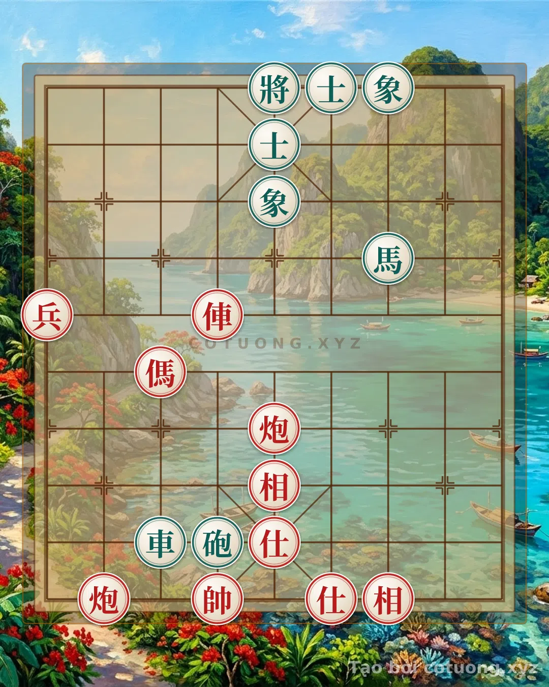Thế cờ: Xiangqi: First Lesson on Double Horse Legs — Cờ Tướng Online