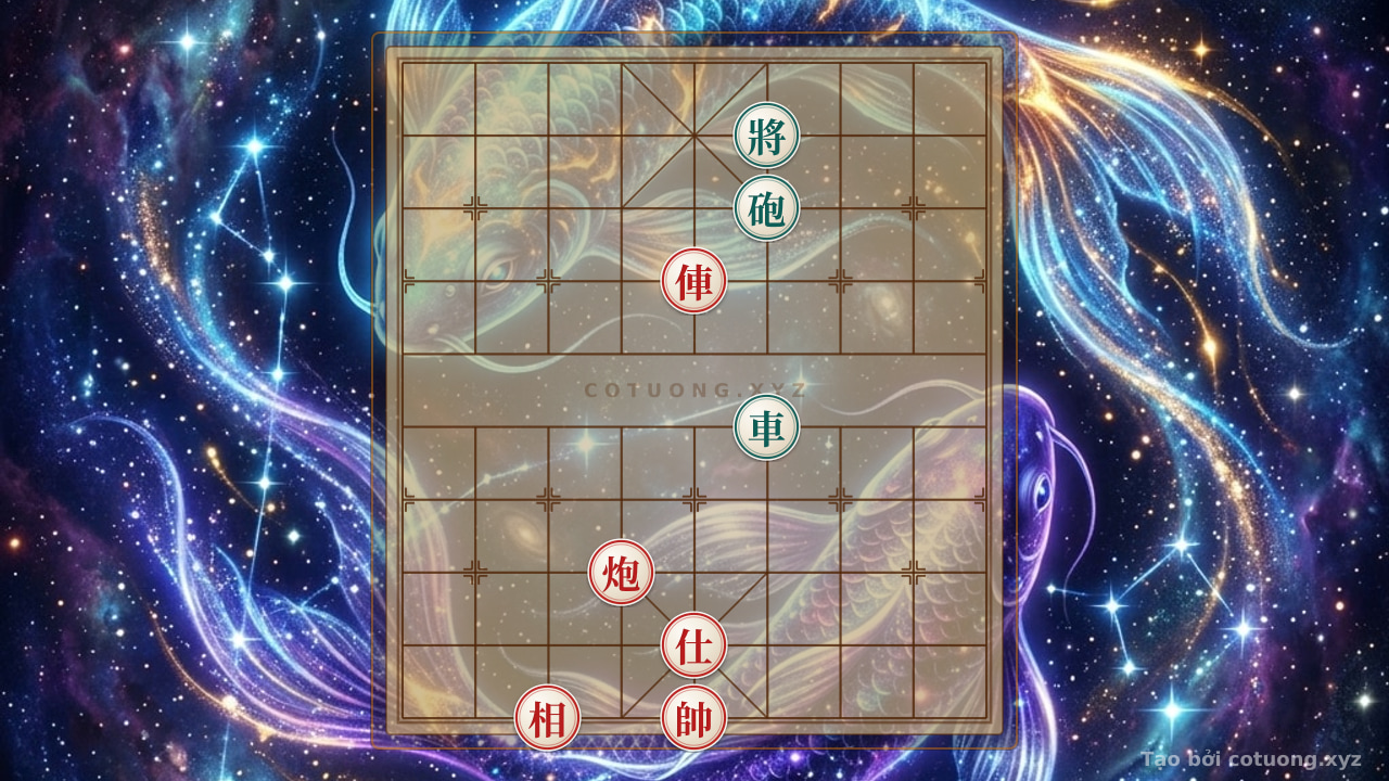 Thế cờ: Black Defense Formation: Black Chariot at 6th File, 5th Rank - Mastering the Art of Defense in Xiangqi — Cờ Tướng Online