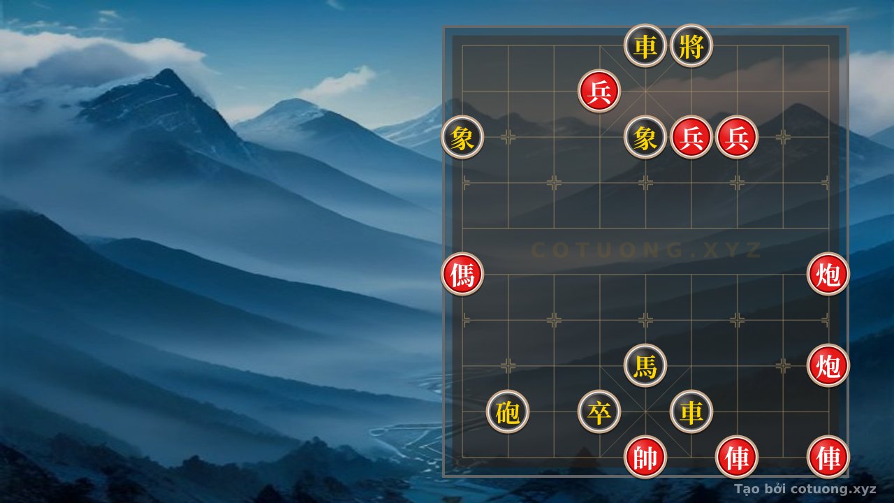 Thế cờ: The Secret Defense Strategy for 'Battle on Road 5' - The Mysterious General's Formation — Cờ Tướng Online