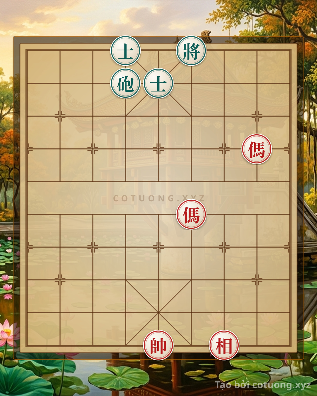 Challenge: Xiangqi: Song Ma Bua Vay - Deception from a Dangerous Formation - Can you solve it?