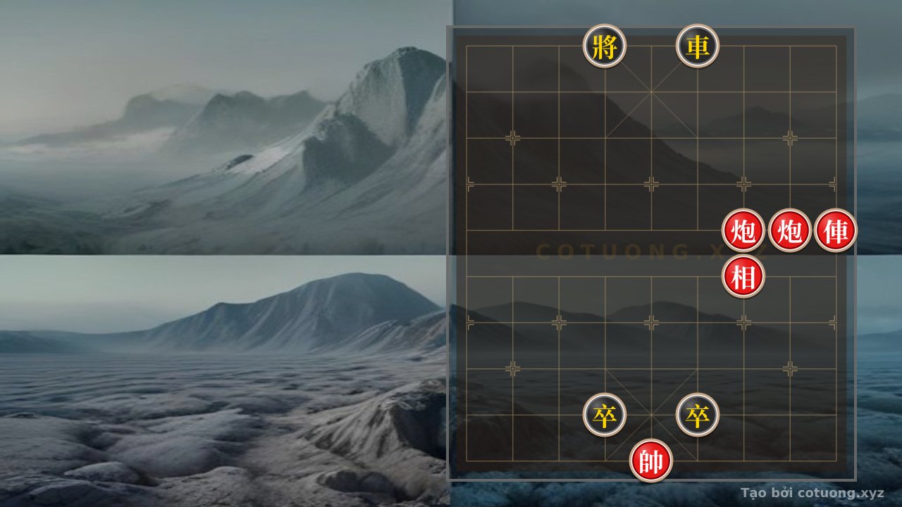 Thế cờ: Xiangqi: Counterattacking Defense Tactics with Two Cannons and One Chariot — Cờ Tướng Online