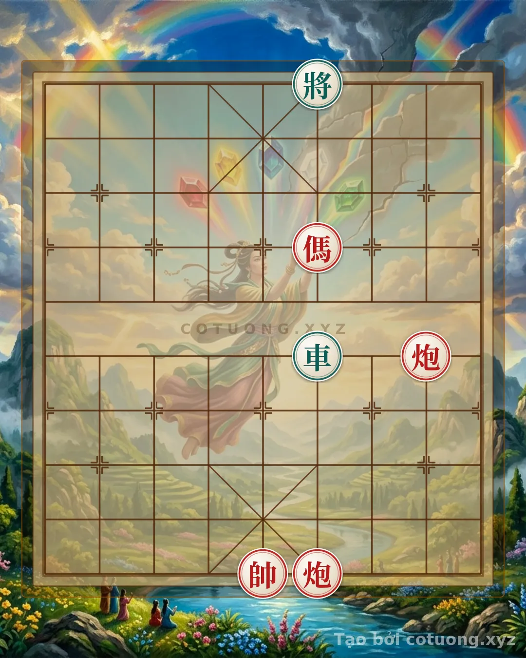 Challenge: Xiangqi: Strategy of Red Sacrificing the Rook Against Black's Elephant in the 'General is Trapped' Formation - Can you solve it?