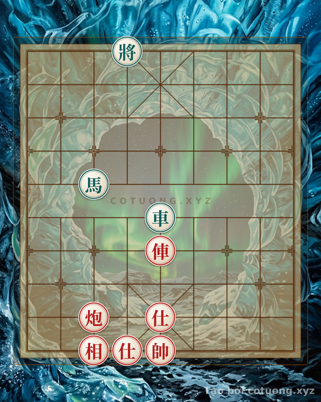 Thế cờ: The Red Chariot Single Horse: The Mystery of the Ancient Battlefield - Zing Online Xiangqi — Cờ Tướng Online