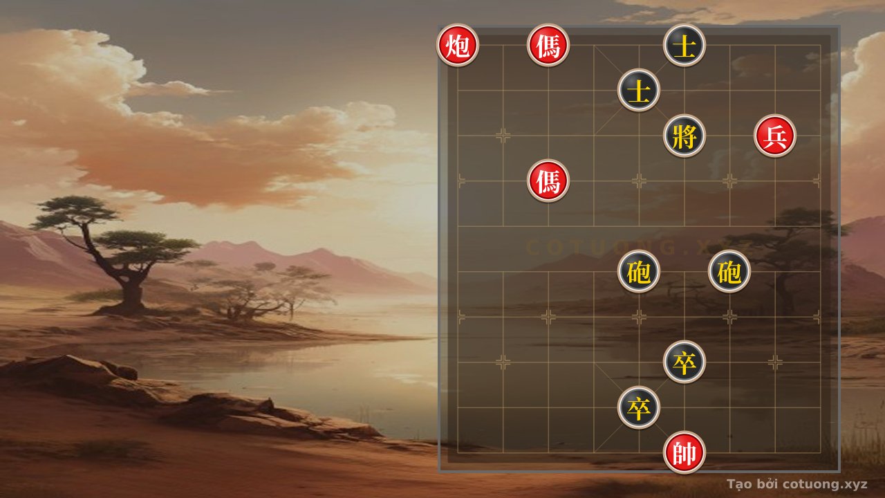 Thế cờ: The Classic Trap: When 2 Cannons and 2 Horses Face 2 Cannons and 2 Pawns - The Decisive Battle of Life and Death — Cờ Tướng Online