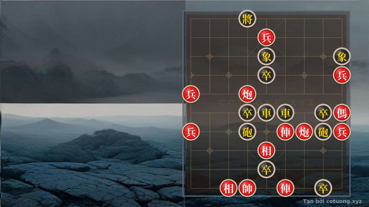Thế cờ: Chess Master: Breaking the Siege with a Sacrificial Move in a Dynamic Position — Cờ Tướng Online