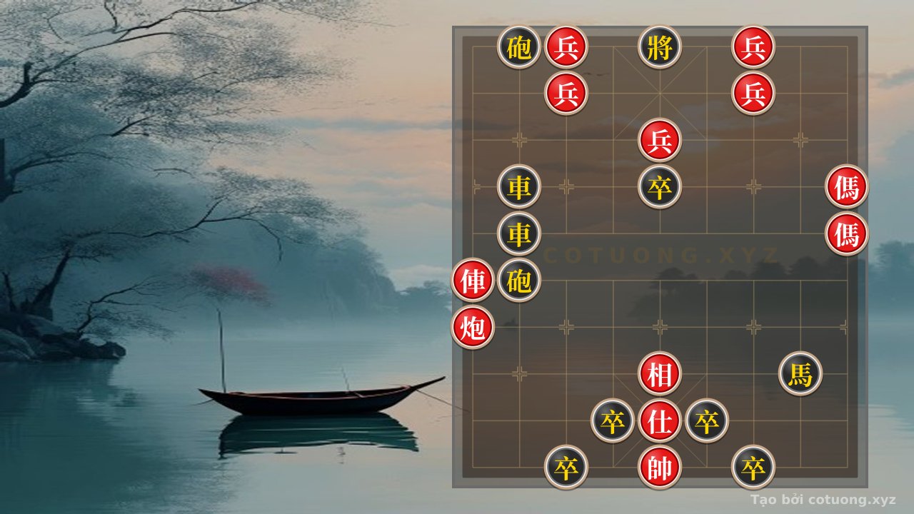 Thế cờ: Black Cannon Opening at 2-10: Advanced Defense Strategy for the Red Side — Cờ Tướng Online
