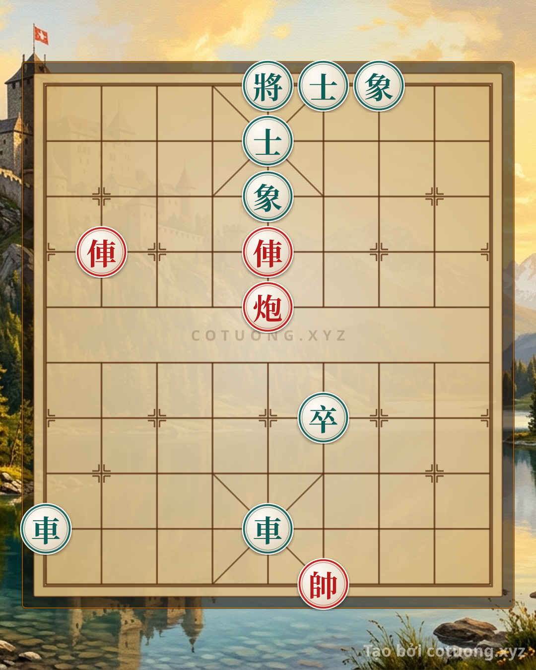 Challenge: Defensive Counterattack Strategy in the 'Chariot vs. Cannon' Formation - Xiangqi Online - Can you solve it?