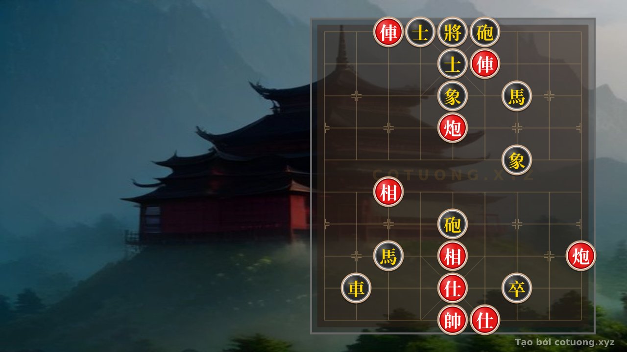 Thế cờ: Red Chariot at 7th File, 10th Rank: The 'Double Horse Legs' Strategy in the Battle of Bạch Đằng — Cờ Tướng Online