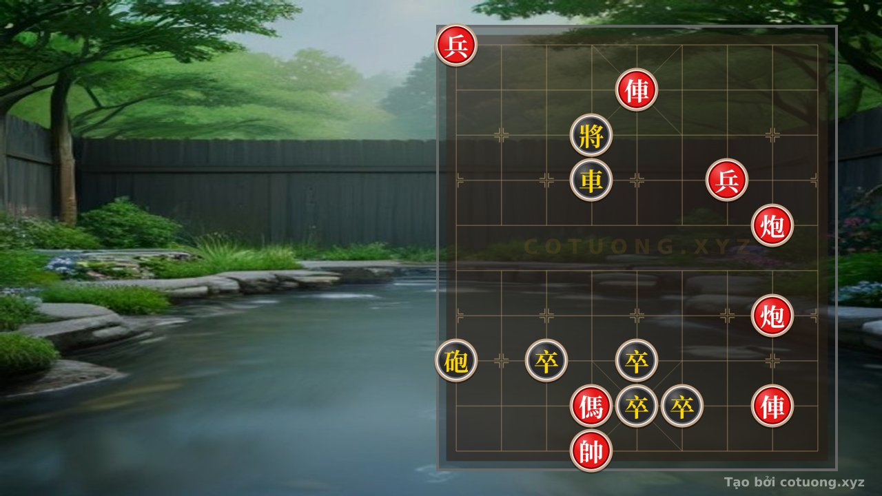 Thế cờ: The Ultimate Xiangqi Trap: 2 Rooks 2 Cannons Horse vs. Rook Cannon 4 Pawns - The Move That 90% of Players Miss — Cờ Tướng Online